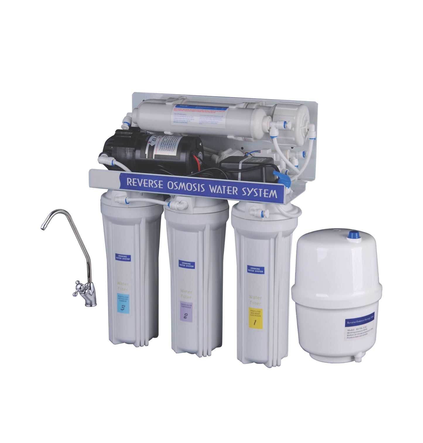 Red Rhino Filtration - Home Water Filter System - With Pump