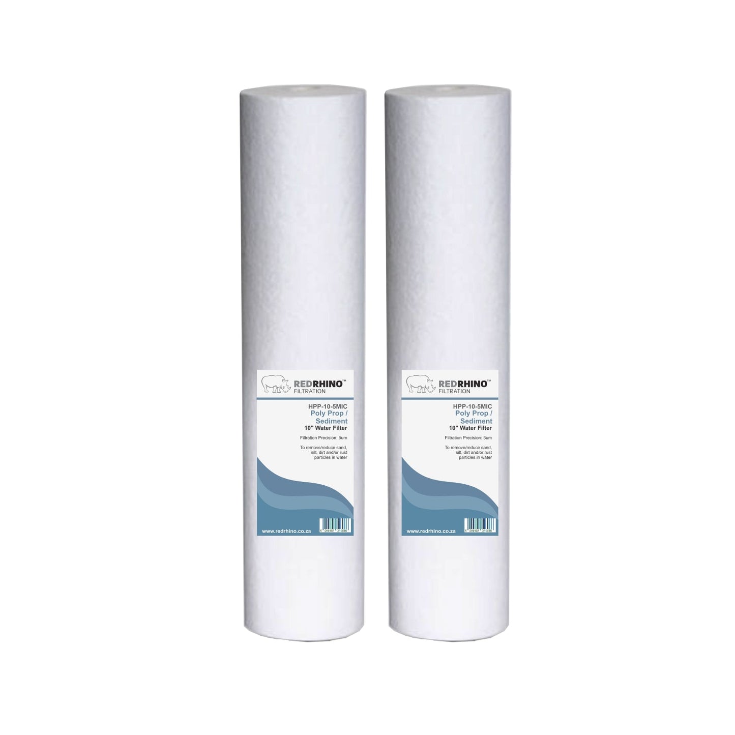 Red Rhino Filtration - Poly Prop Spun Fibre Cartridge - 10" Combo