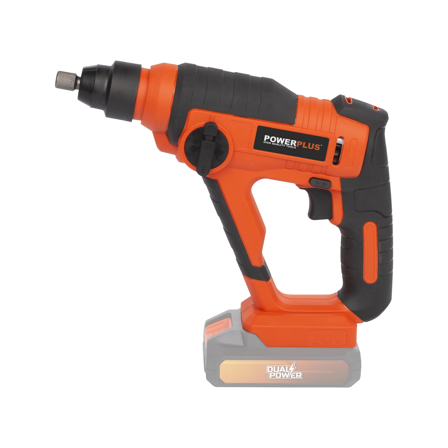 Dual Power - 20V Cordless Hammer Drill - Orange (unit only)