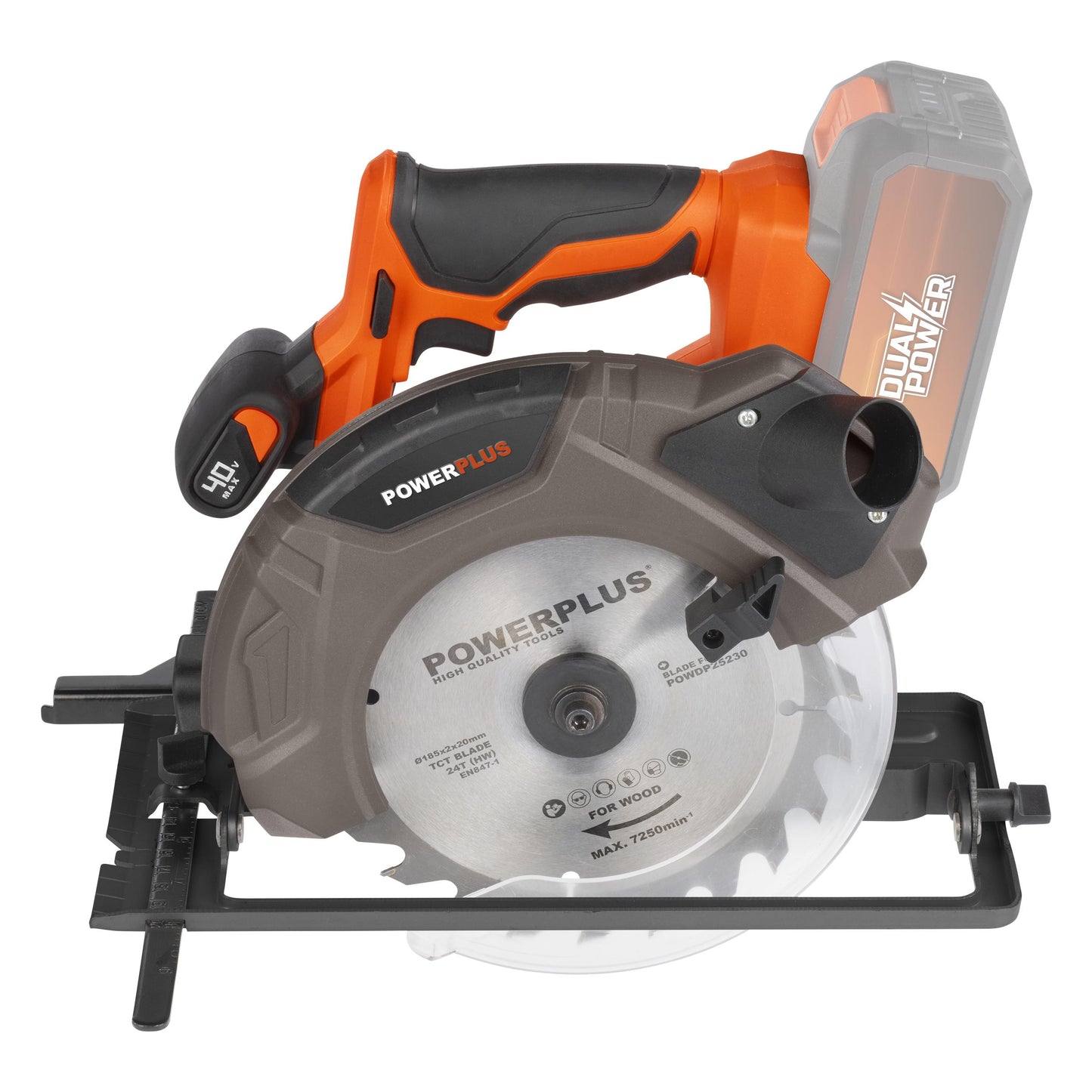 Dual Power - 40V Cordless Circular Saw - 65mm (unit only)