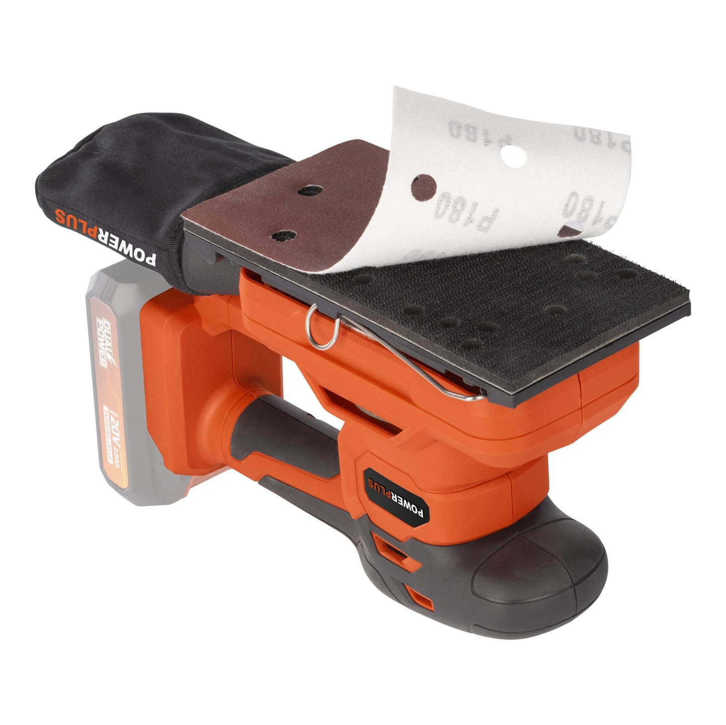 Dual Power - 20V Finishing Sander - Orange (unit only)