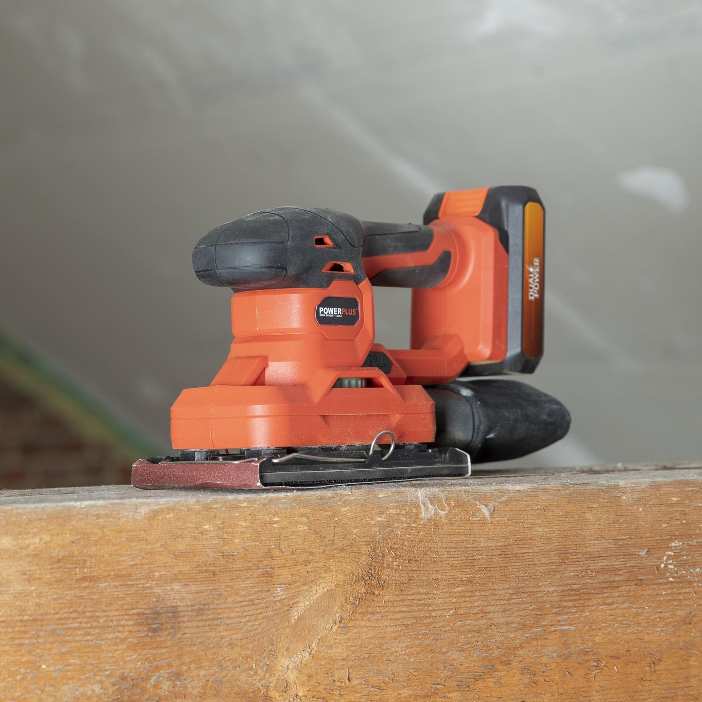 Dual Power - 20V Finishing Sander - Drill Combo