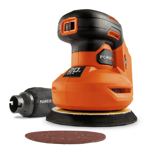 Dual Power - 20V Eccentric Sander - Orange (unit only)