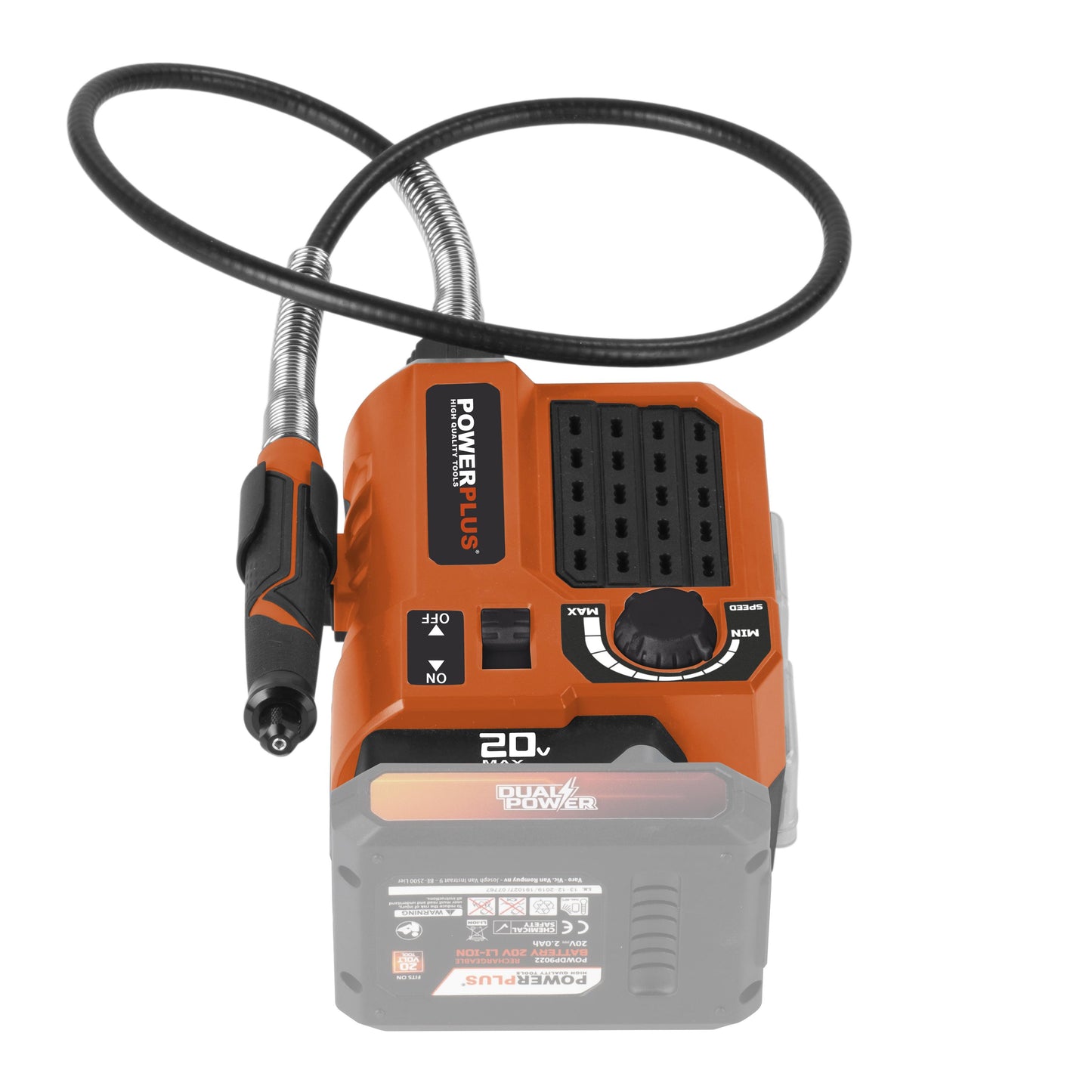 Dual Power - 20V Cordless Rotary Multitool - 40 Accessories (unit only)
