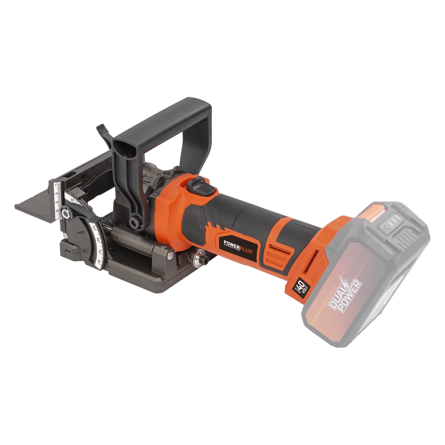 Dual Power - 40V Cordless Biscuit Joiner - Orange (unit only)