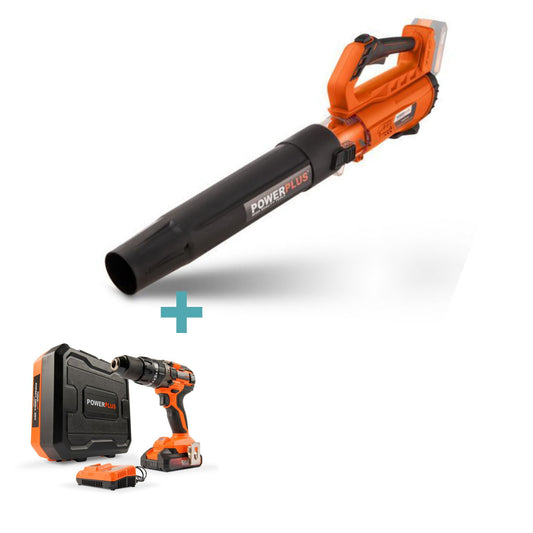 Dual Power - 20V Leaf Blower - 145km/h - Drill Combo