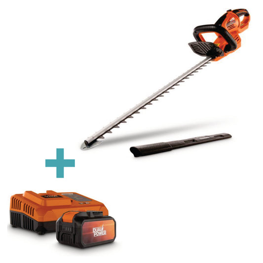 Dual Power - 40V Cordless Hedge Trimmer - 670mm Combo