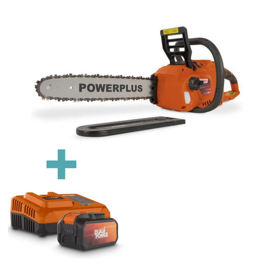 Dual Power - 40V Cordless Chainsaw Brushless - 350mm Combo