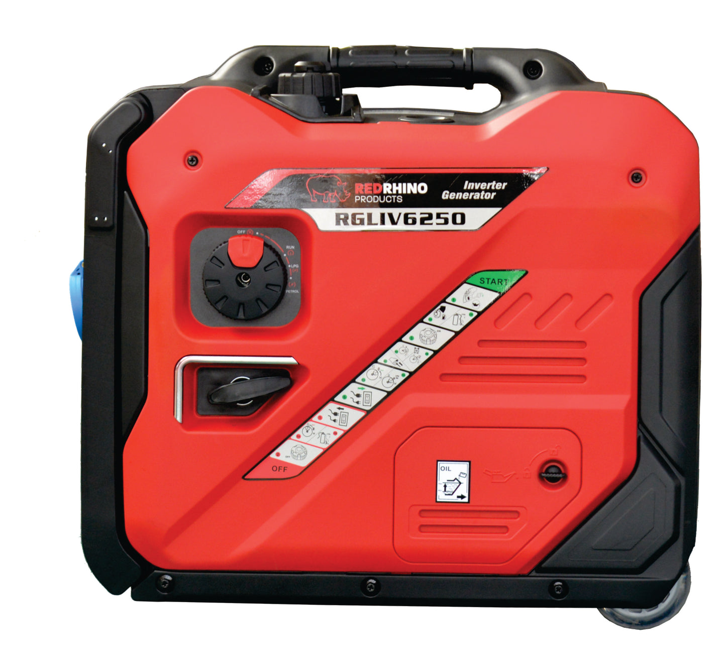 Red Rhino - 5.5kW Dual Fuel Inverter Generator - 6.2KVA