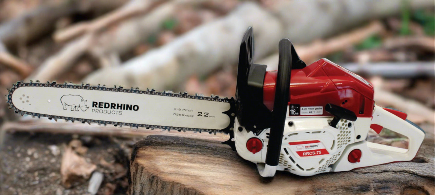 Red Rhino - 3.2kw Petrol Chainsaw - 74cc - Industrial