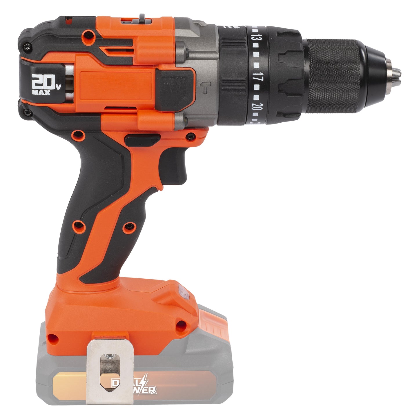 Dual Power- 20V Impact Drill/Screwdriver Set - 2A Charger & 20V Battery included