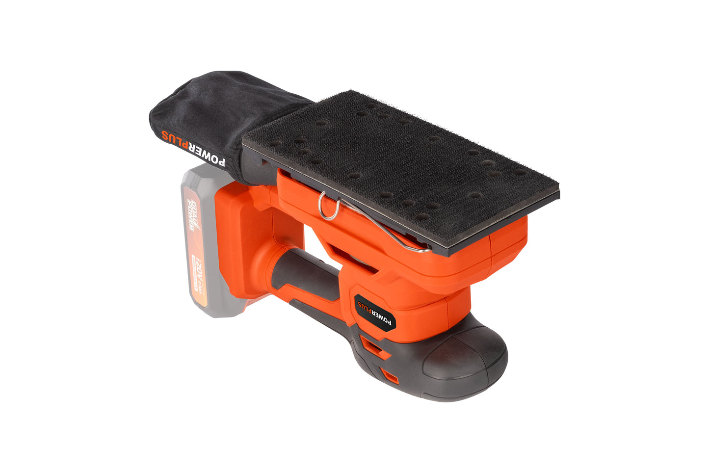 Dual Power - 20V Finishing Sander - Orange (unit only)