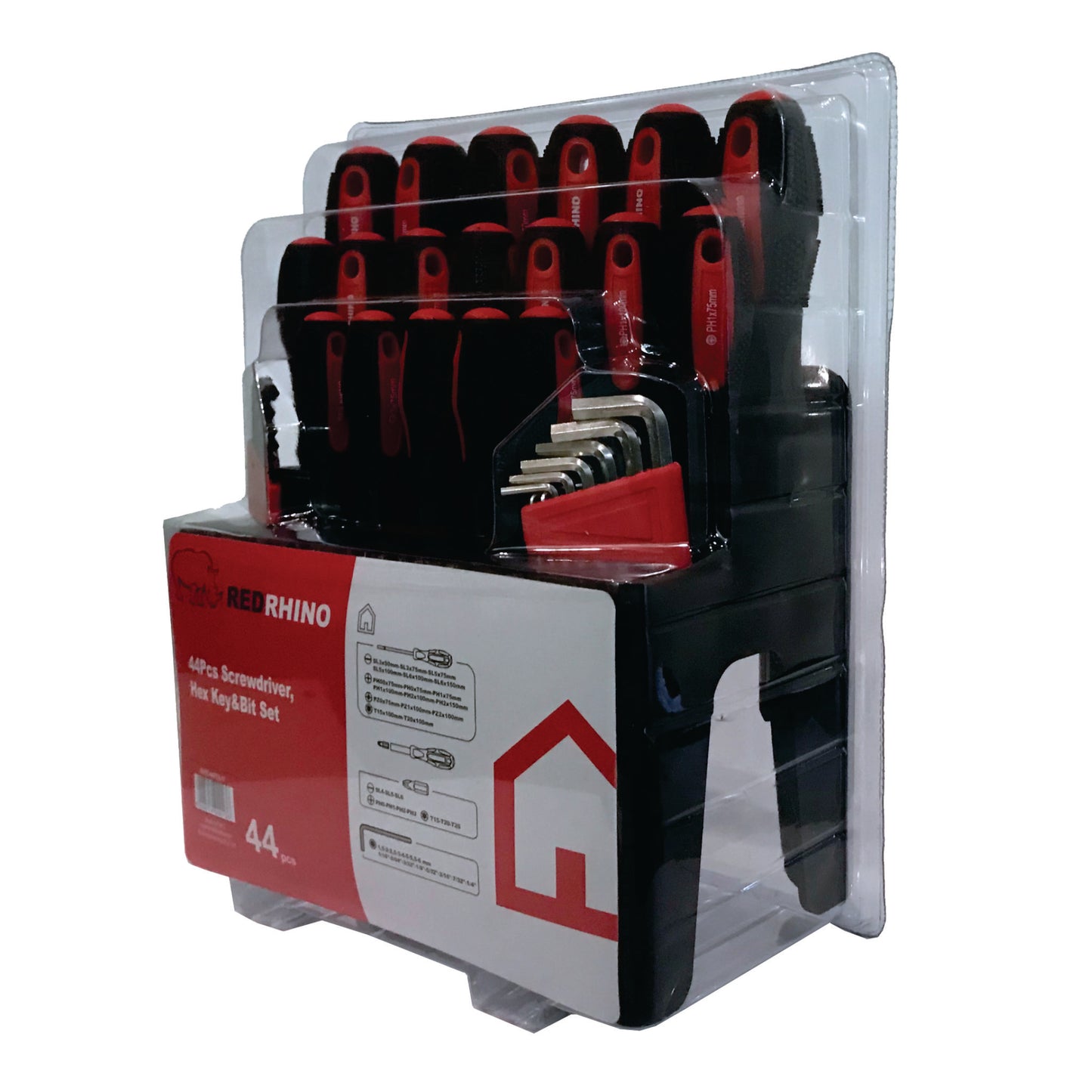 Red Rhino - Screwdriver Set - 44 Pieces