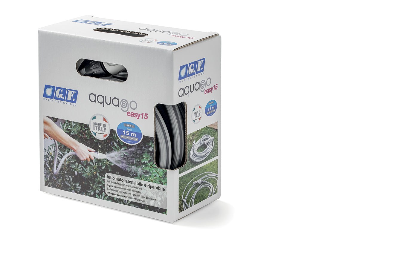GF Unconventional Gardening - AQUAGO - 
Self-extending Hose
 Kit - 15m