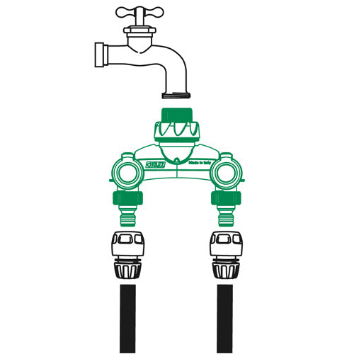 GF RECO - Tap Connector - Double Outlet