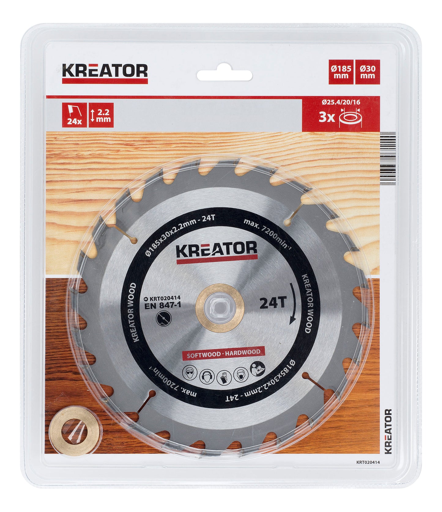 Kreator - Saw Blade - Wood - Ø185mm - 24T