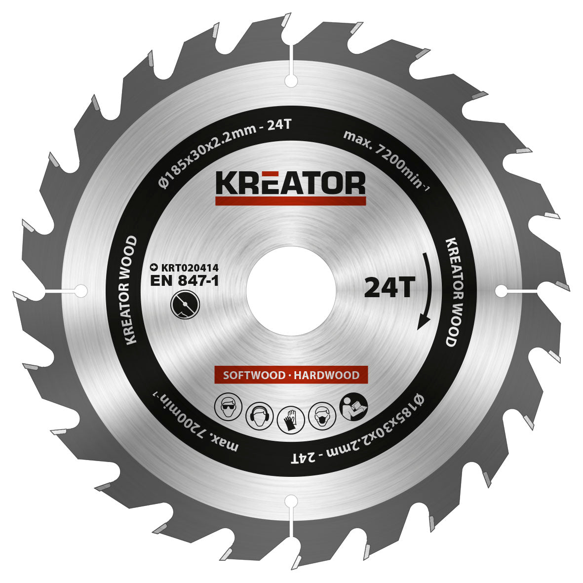 Kreator - Saw Blade - Wood - Ø185mm - 24T