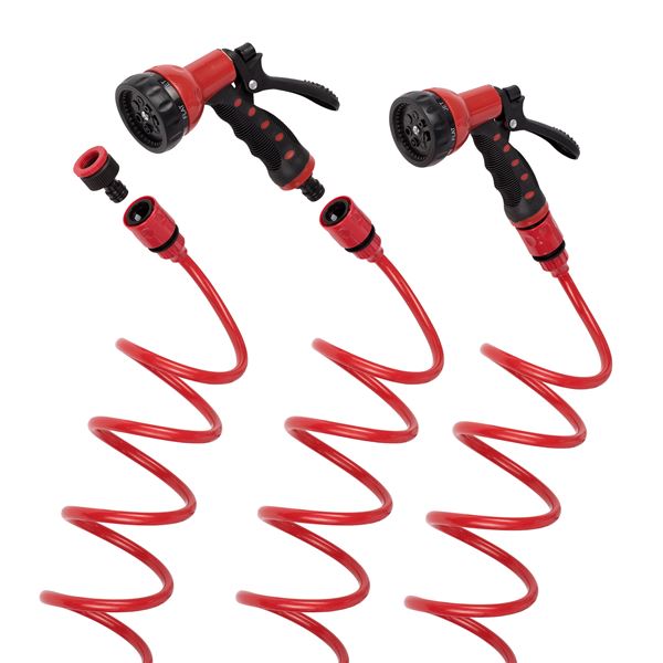 Red Rhino - Spiral Garden Hose Set - 15m