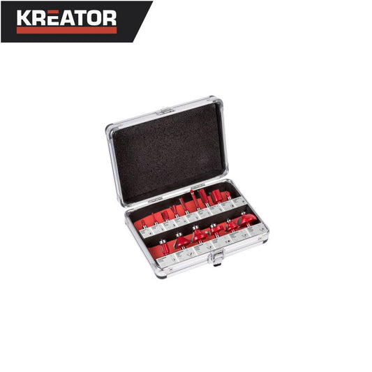 Kreator - Router Bits Set - 15pcs