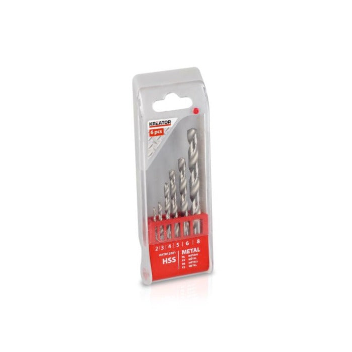 Kreator - Drill Bit Set - HSS Metal - 6pcs