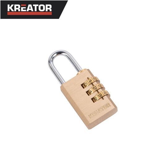 Kreator - Padlock - 3 Digit Combination - 40mm