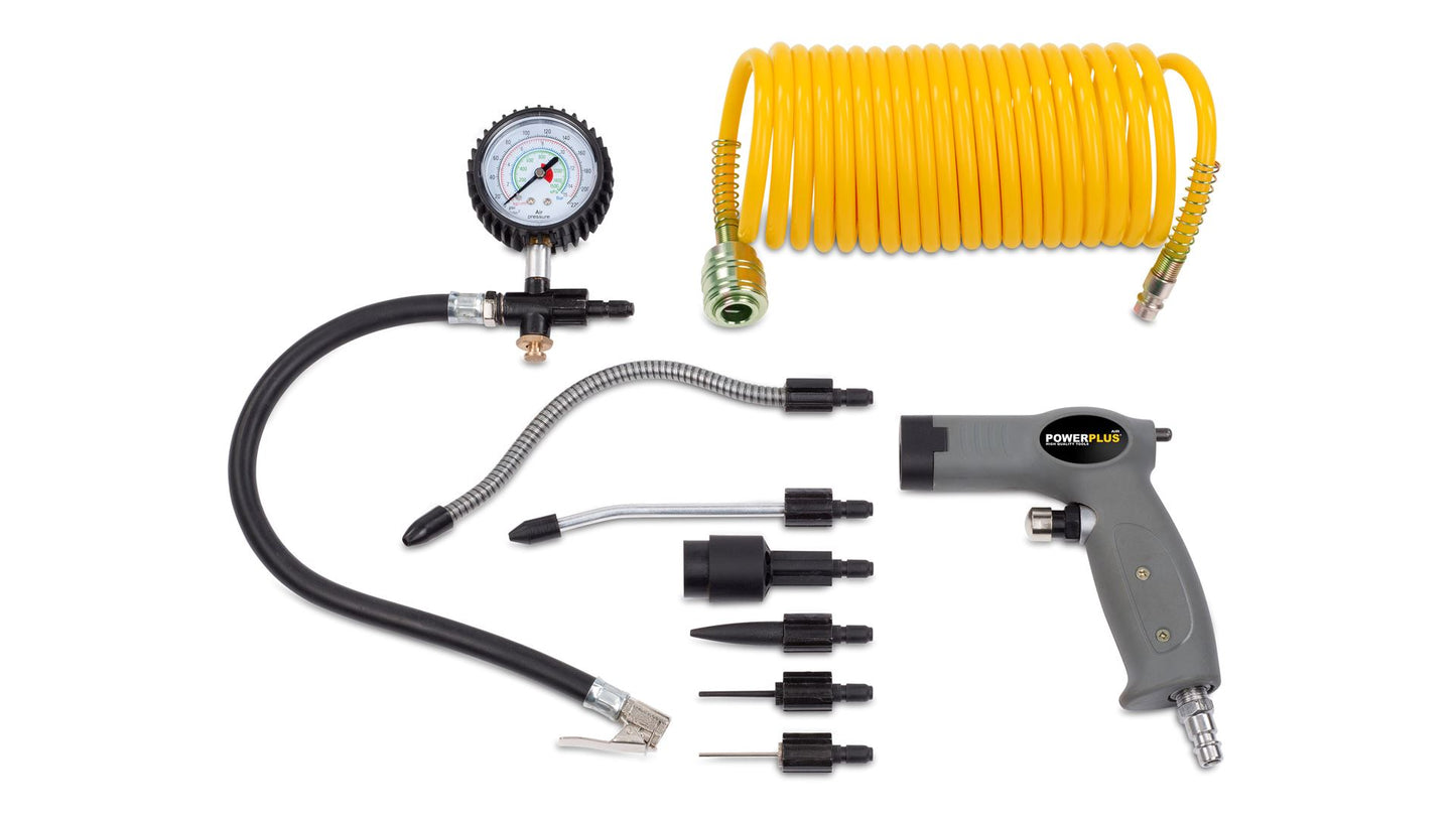 Power Plus - Pneumatic Blow Gun Set - Grey