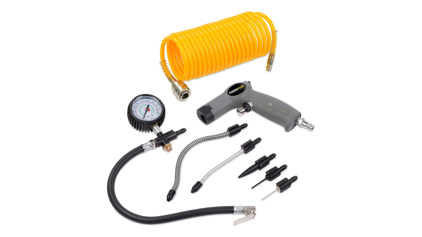 Power Plus - Pneumatic Blow Gun Set - Grey