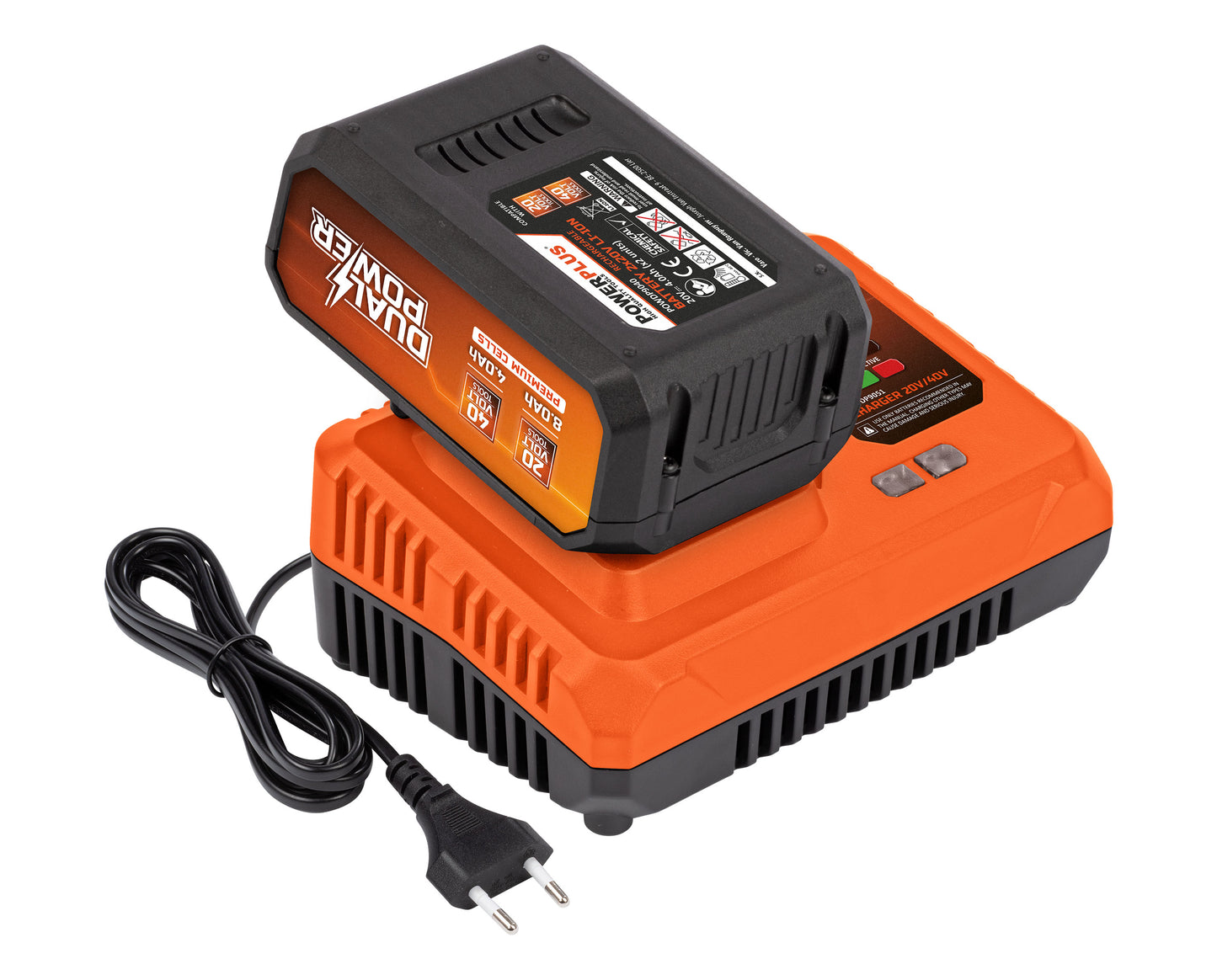 Dual Power - 20V/40V Charger - Orange