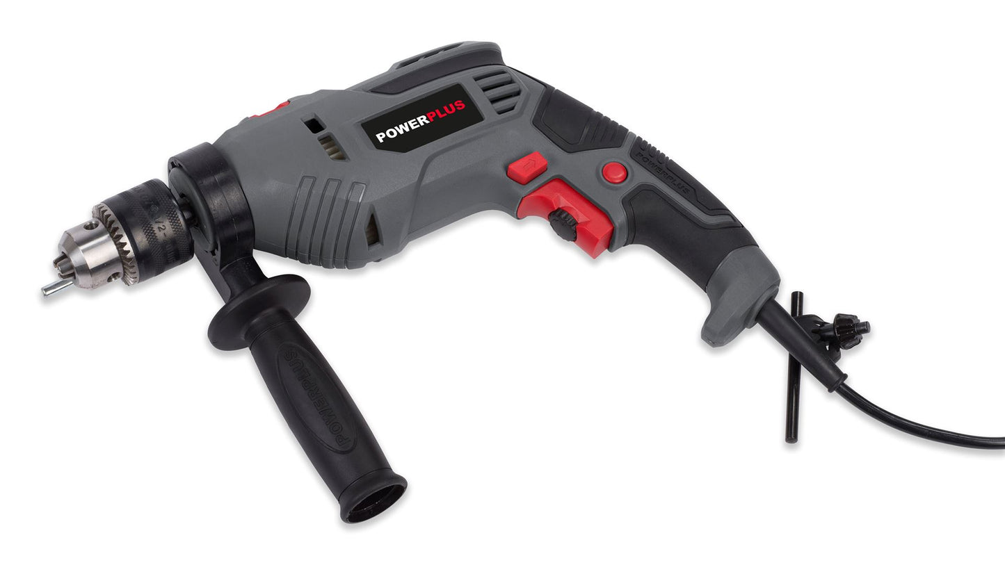 Power Plus - 600w Impact Drill - Grey