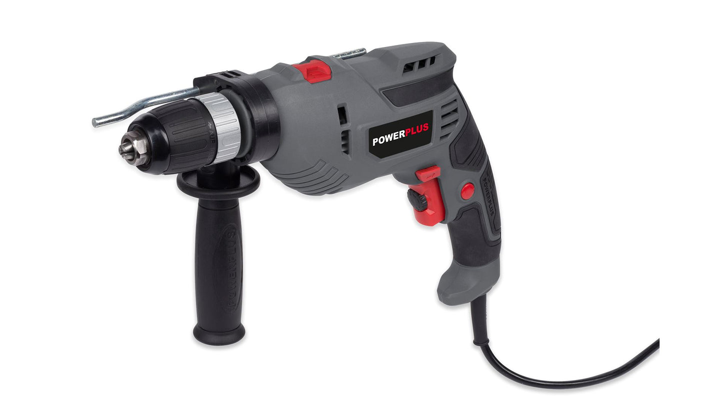 Power Plus - 720w Impact Drill - Grey
