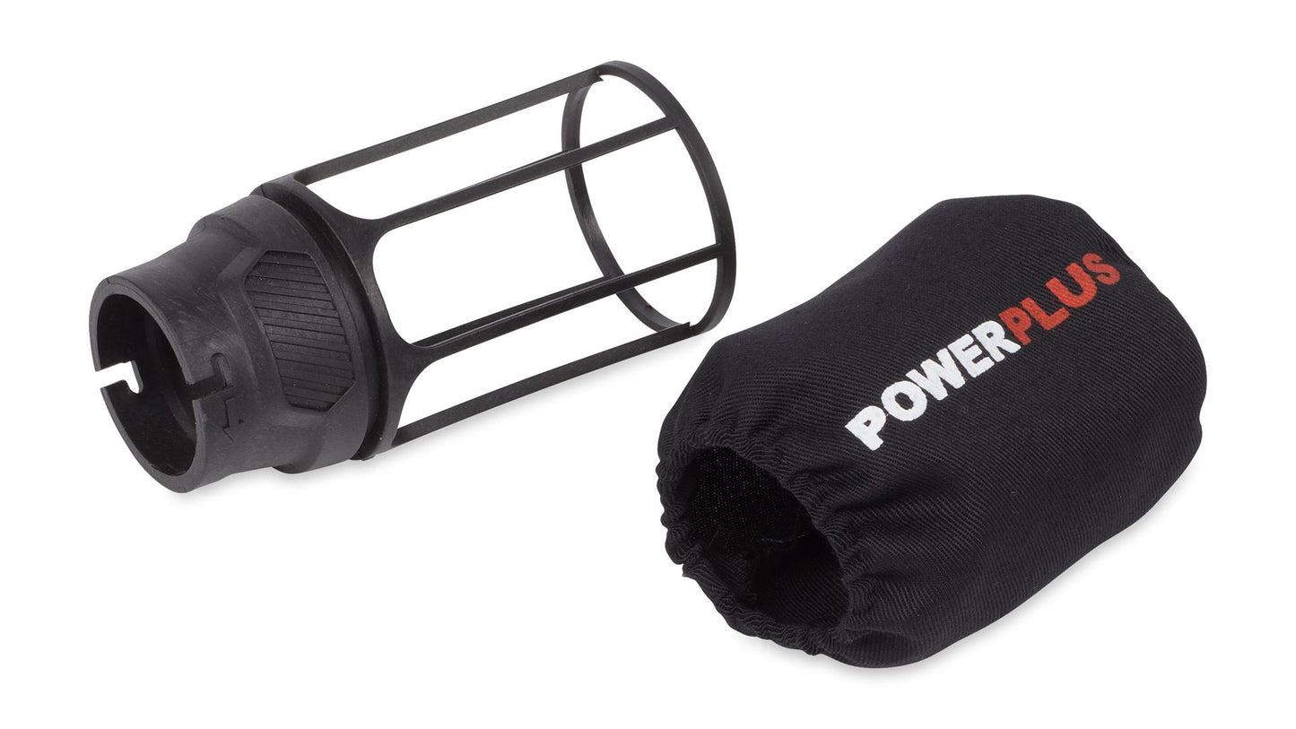 Power Plus - 140w Palm Sander + Dust Bag - Grey