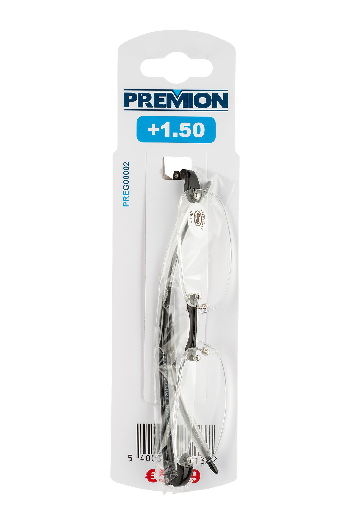 Premion - Reading Glasses - Black (Model 1)