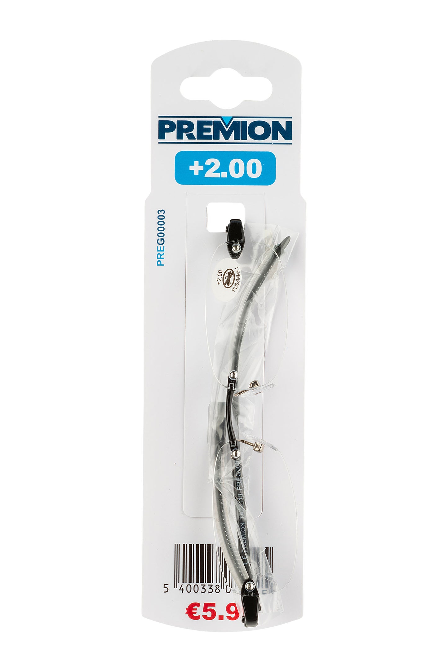 Premion - Reading Glasses - Black (Model 1)