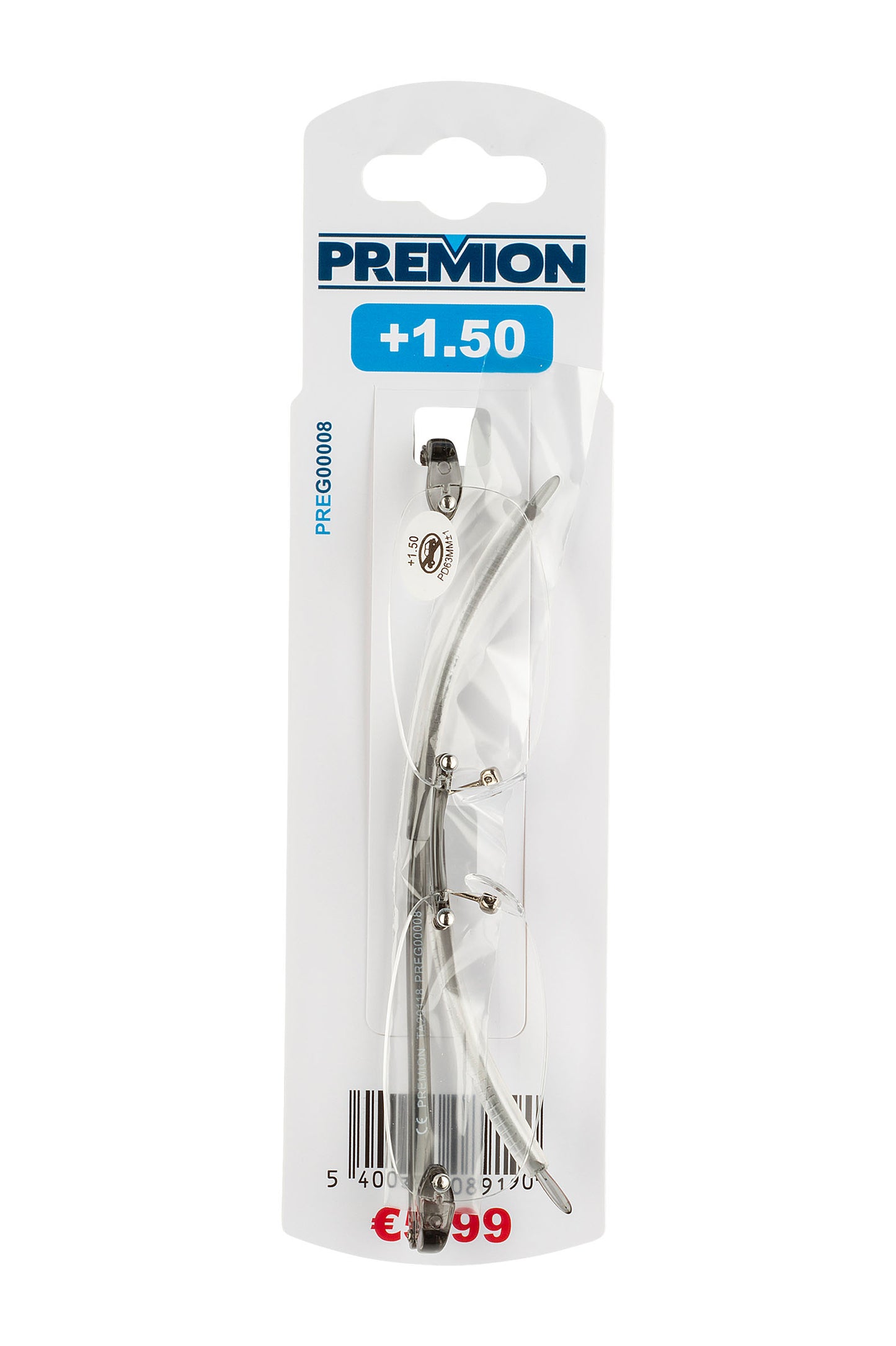 Premion - Reading Glasses - Grey (Model 1)