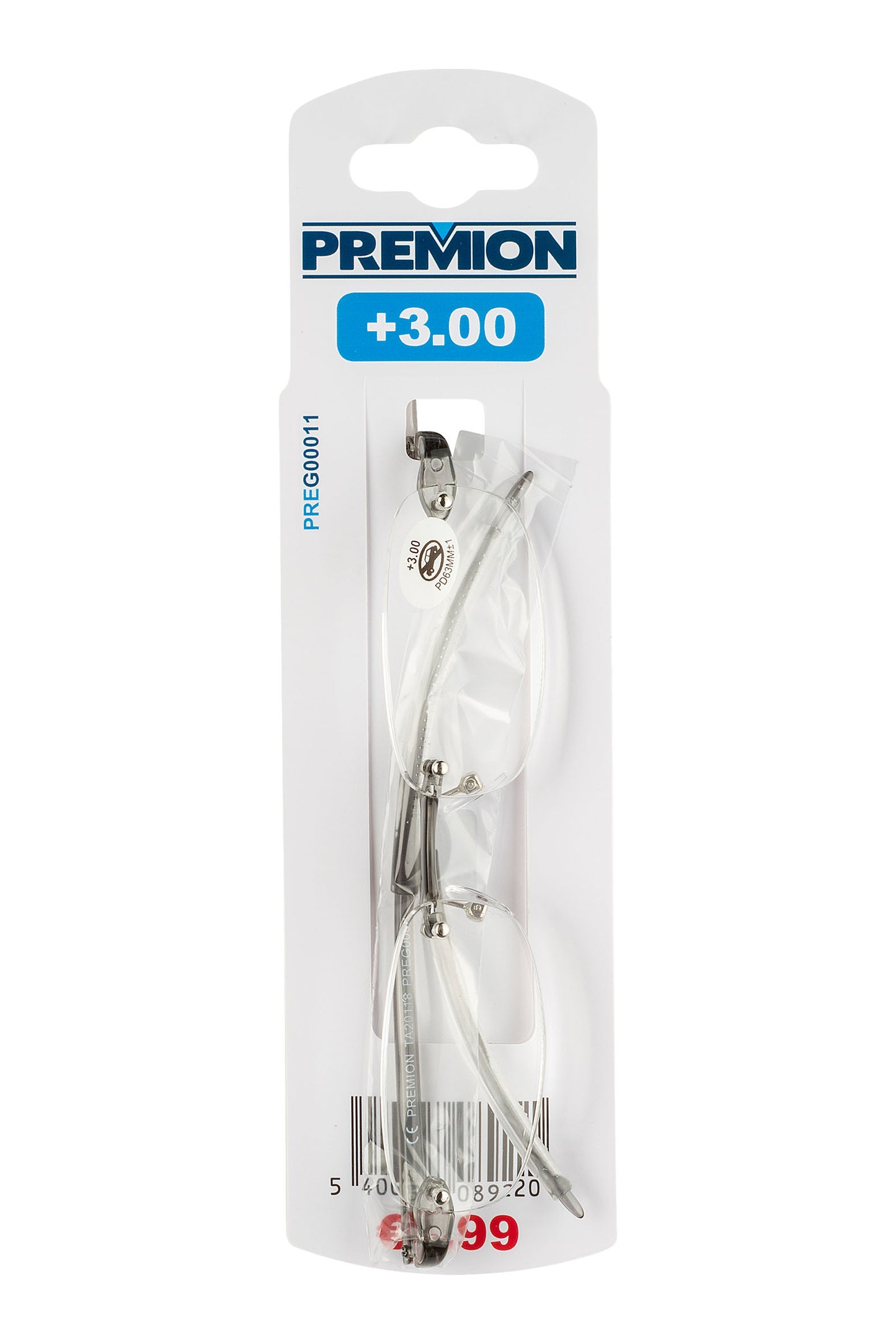 Premion - Reading Glasses - Grey (Model 1)
