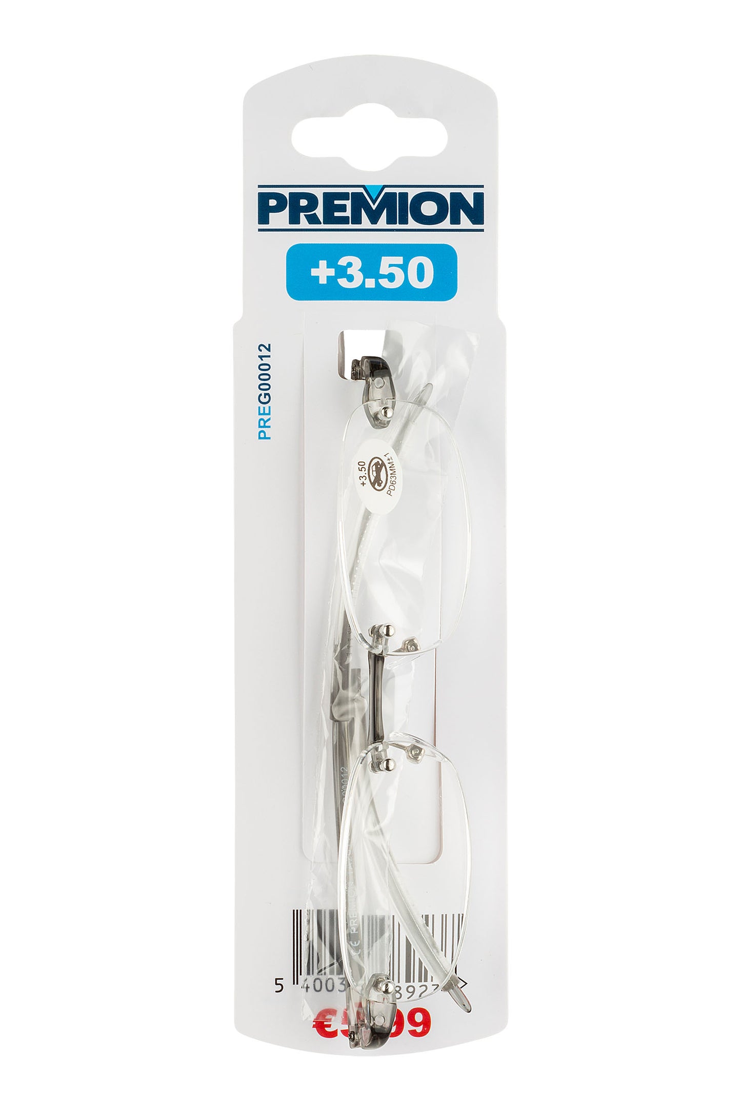 Premion - Reading Glasses - Grey (Model 1)