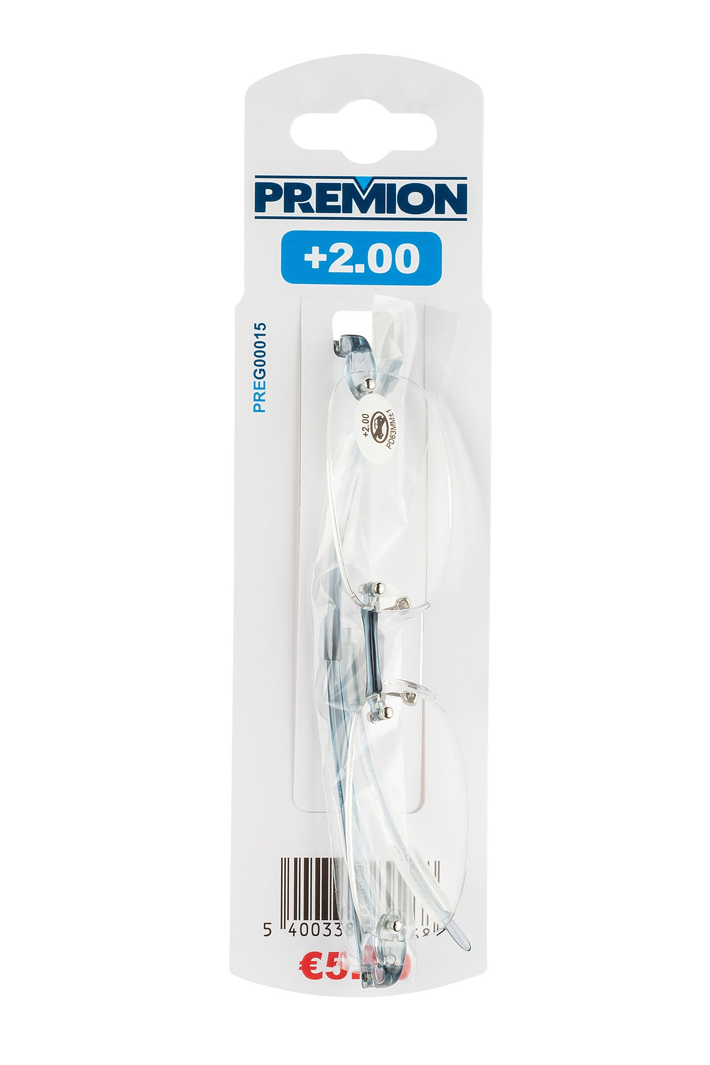 Premion - Reading Glasses - Blue (Model 1)