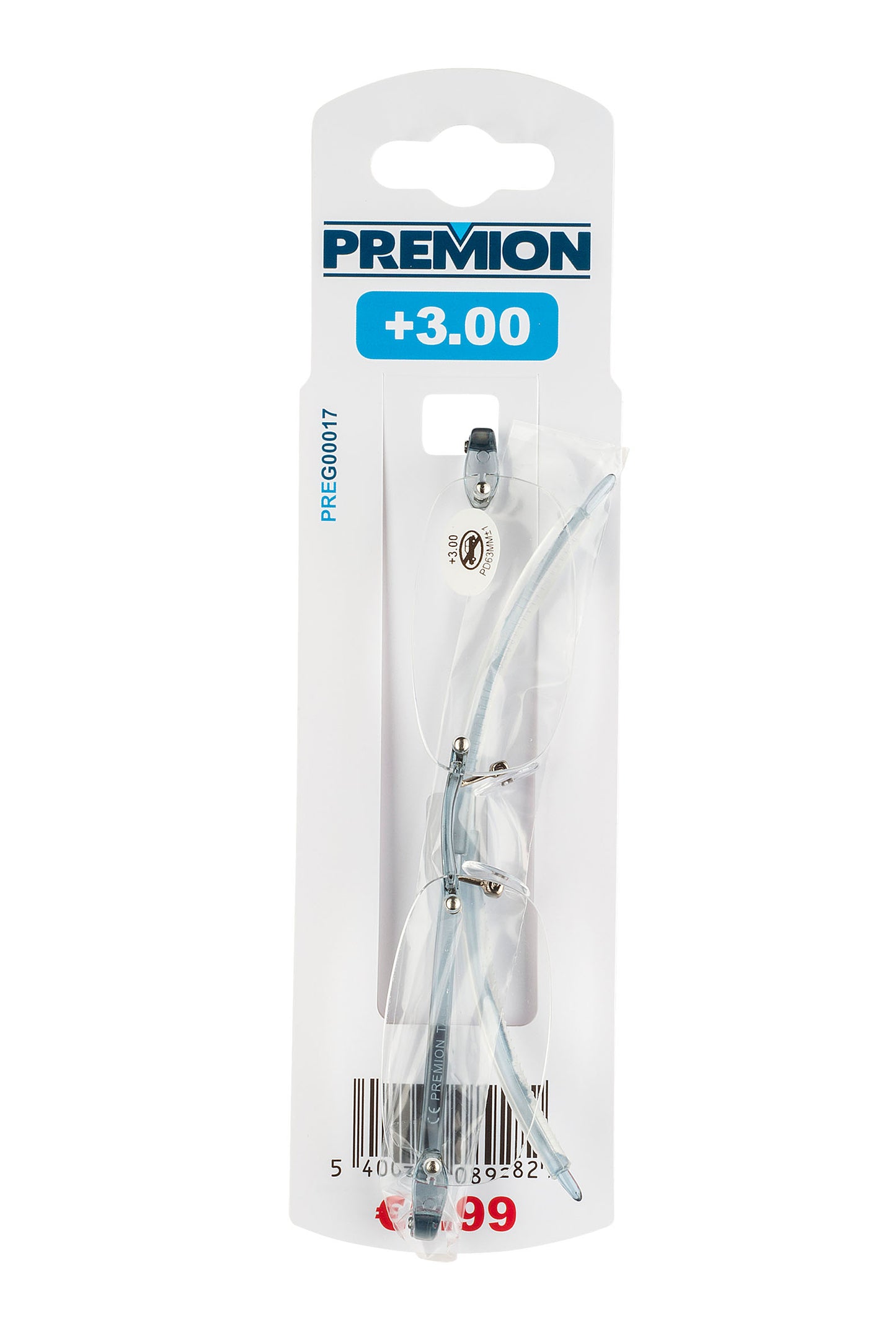 Premion - Reading Glasses - Blue (Model 1)