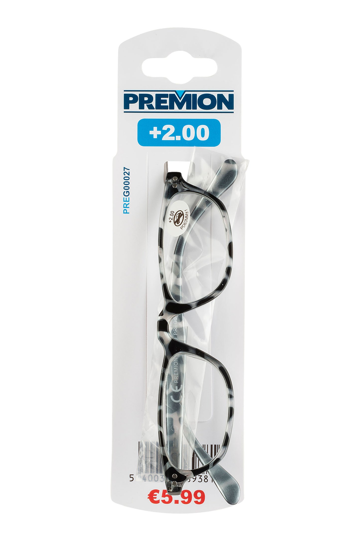 Premion - Reading Glasses - Black/Grey (Model 2)
