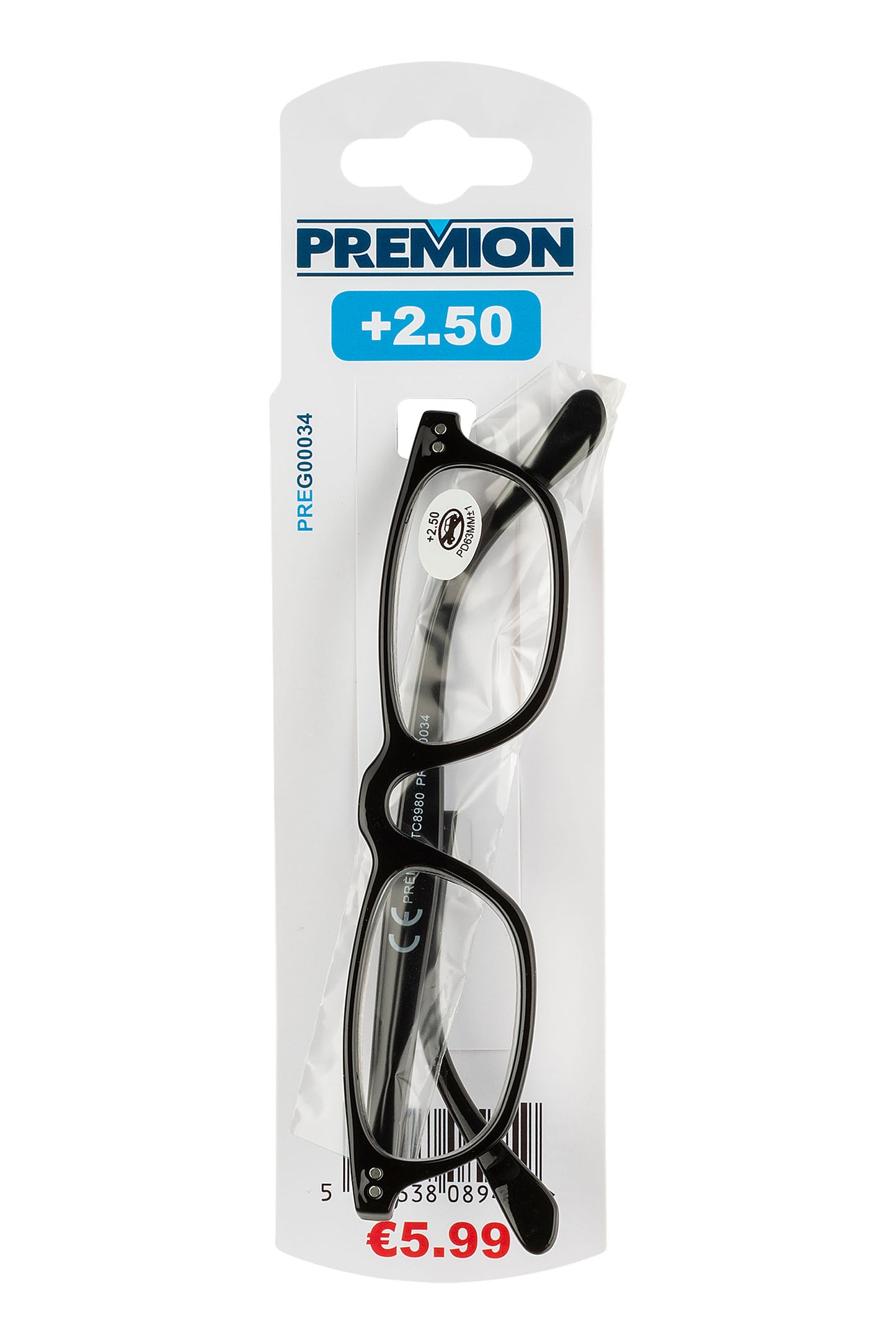 Premion - Reading Glasses - Black (Model 2)