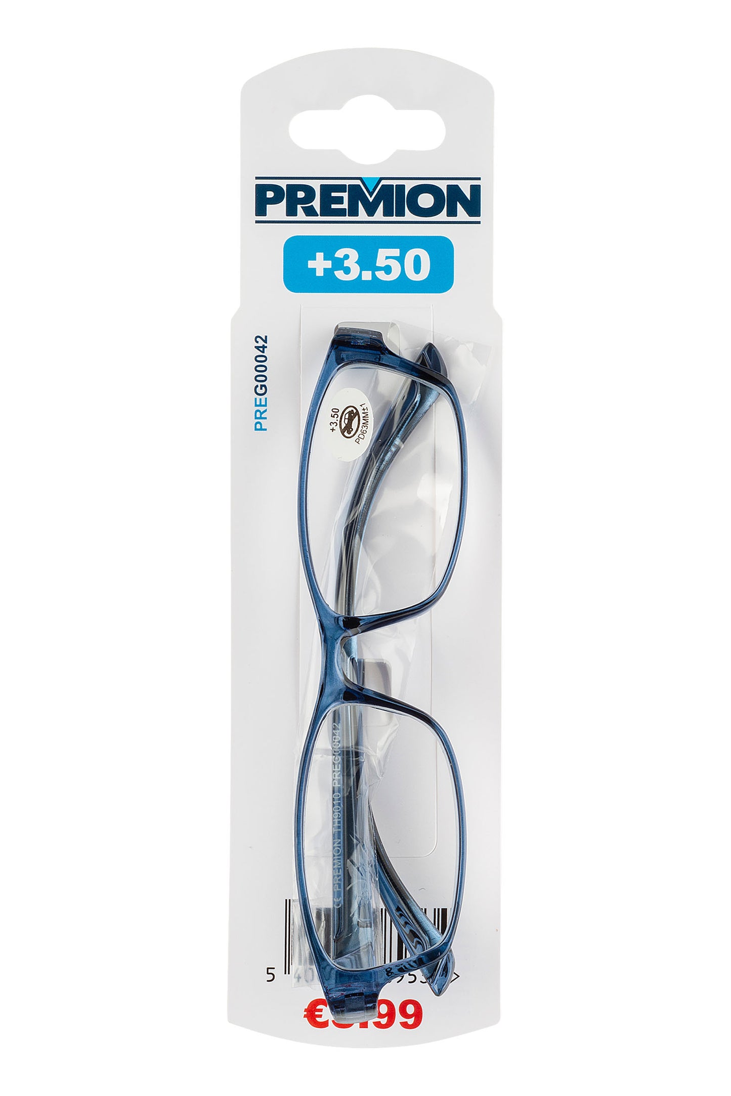 Premion - Reading Glasses - Blue/Black (Model 3)
