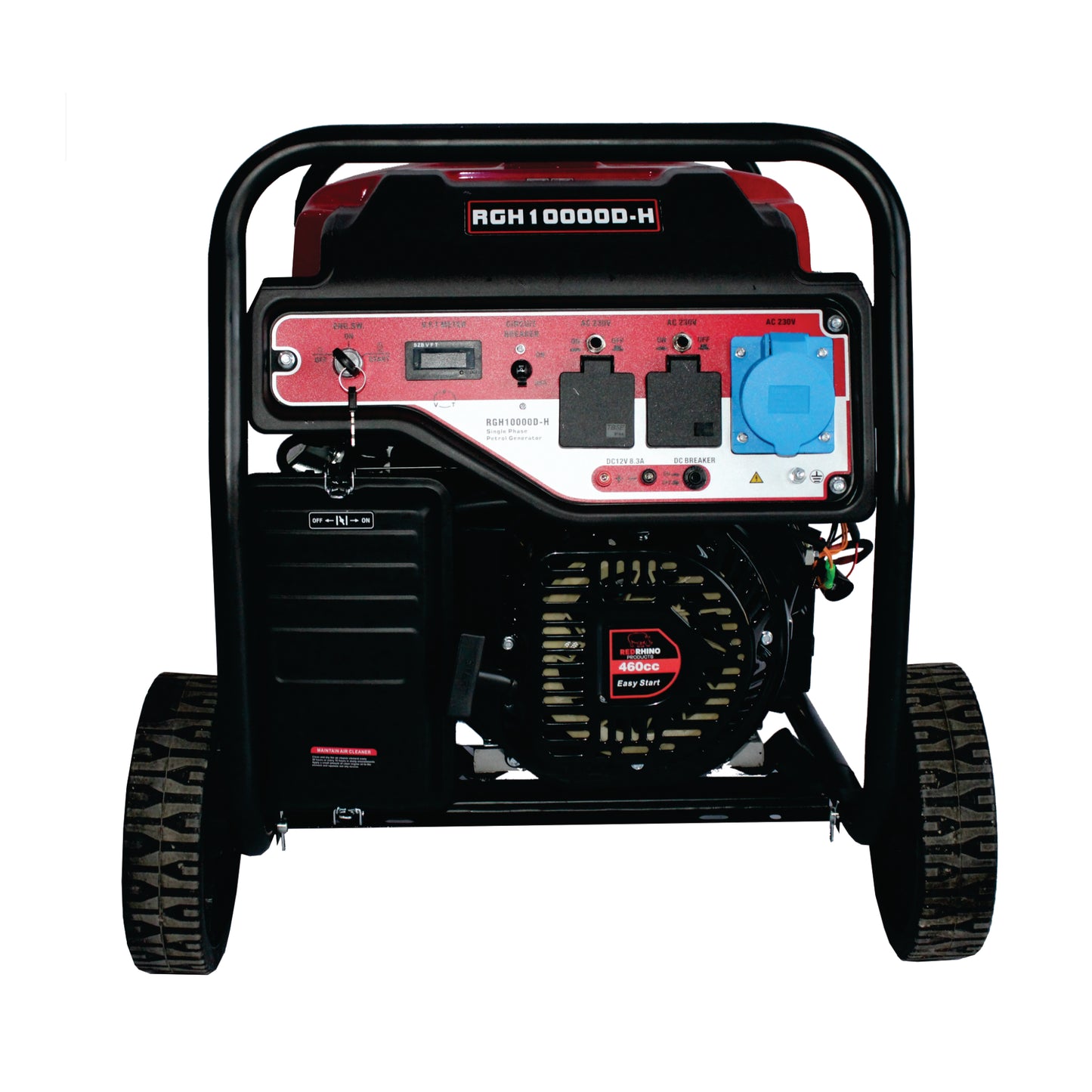 Red Rhino - 8.5kw - Petrol Generator - 10.6KVA