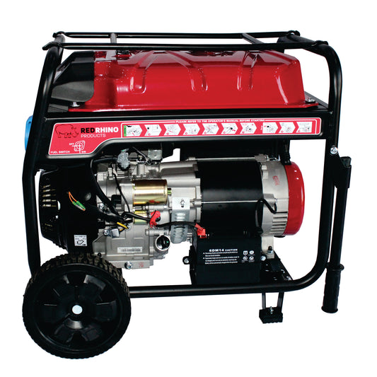 Red Rhino - 7.7kw Petrol Generator - 9.6KVA