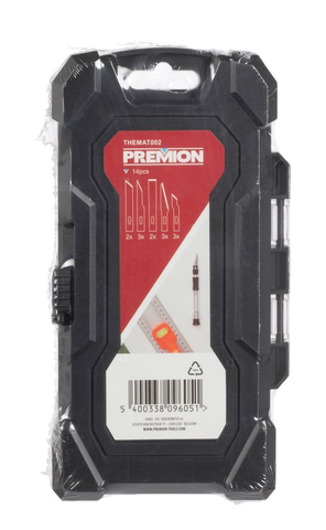 Premion - Hobby Knife Set - 14Pcs