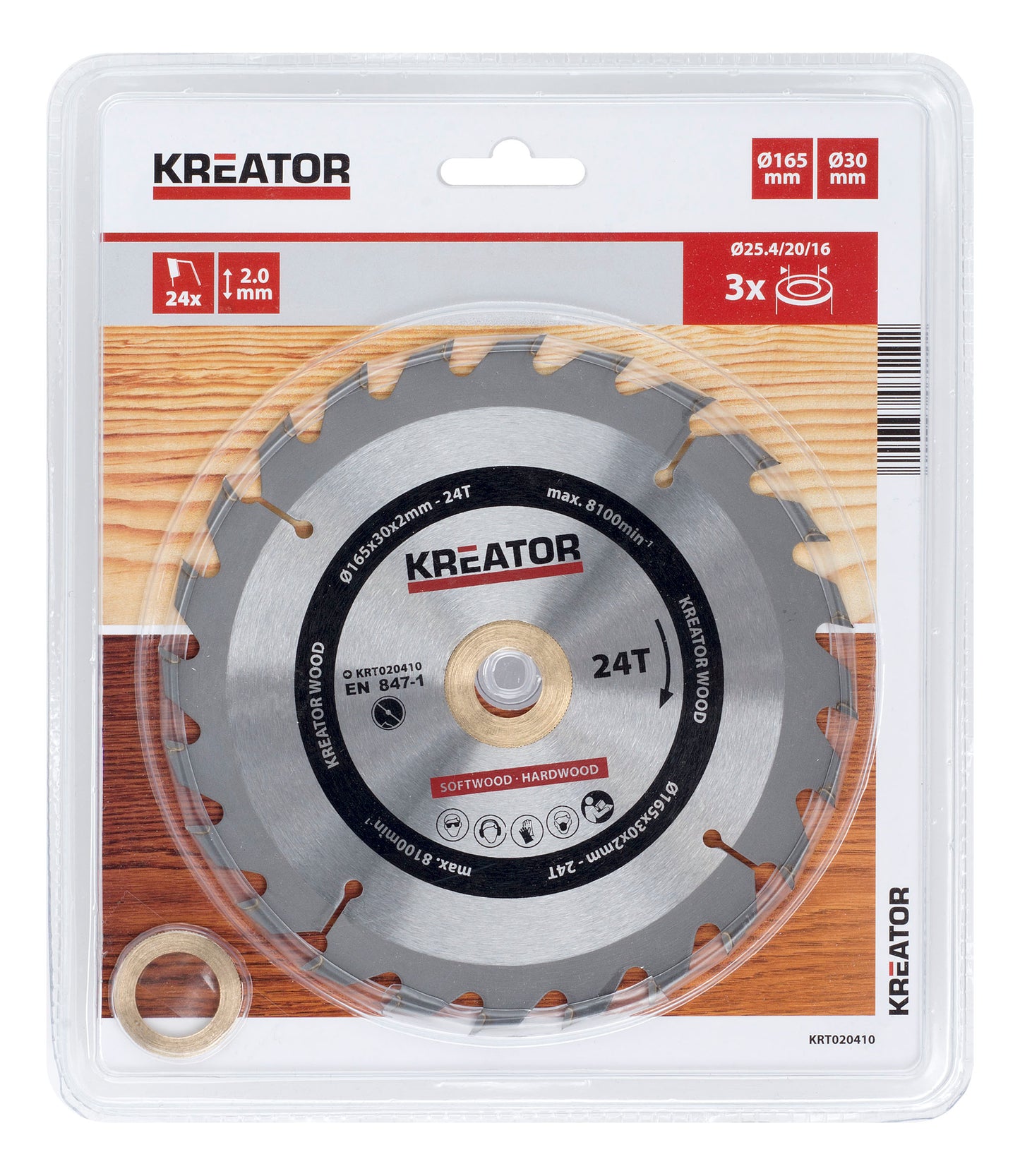 Kreator - Saw Blade - Wood - Ø165mm - 24T