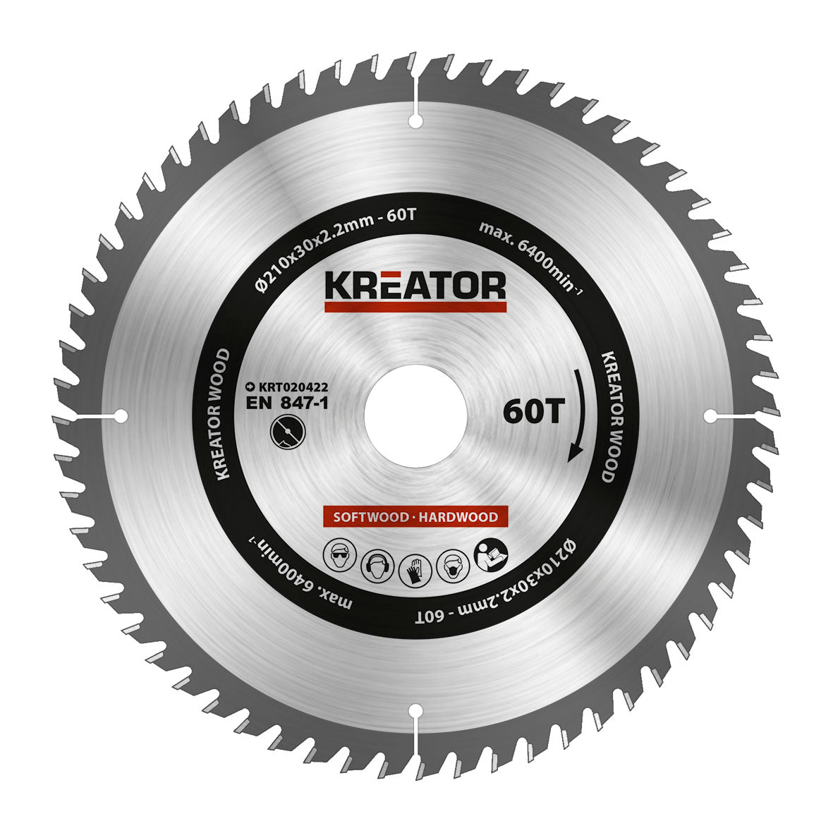 Kreator - Saw Blade - Wood - Ø210mm - 60T