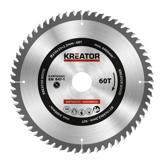 Kreator - Saw Blade - Wood - Ø210mm - 60T