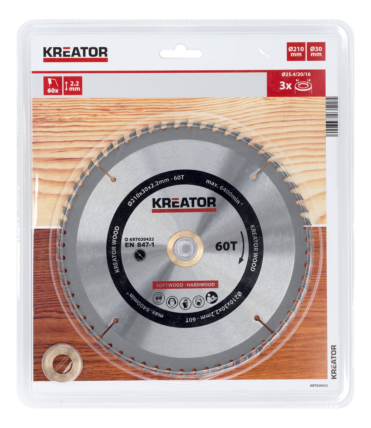 Kreator - Saw Blade - Wood - Ø210mm - 60T