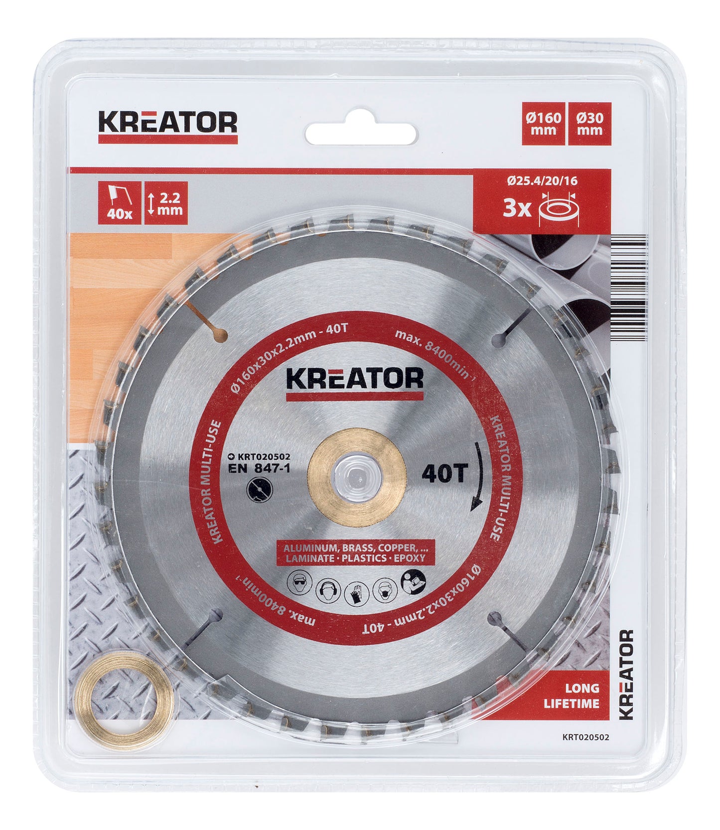 Kreator - Saw Blade - Multi-use - Ø160mm - 40T