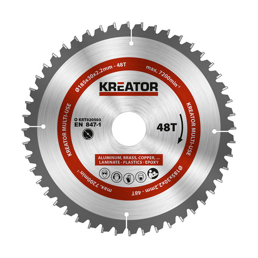 Kreator - Saw Blade - Multi-use - Ø185mm - 48T